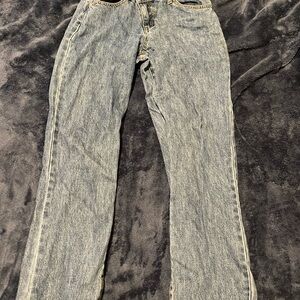 Fashion Nova Light Blue Straight Jeans